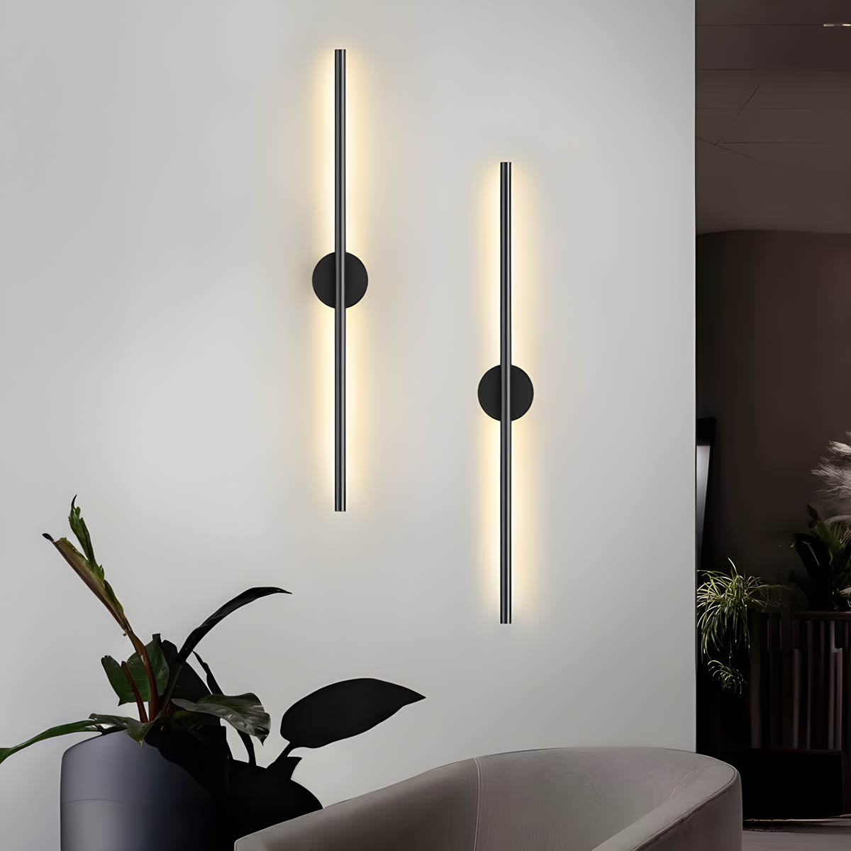 Applique Murale Moderne Lance – Éclairage LED Élégant en Aluminium et Silicone
