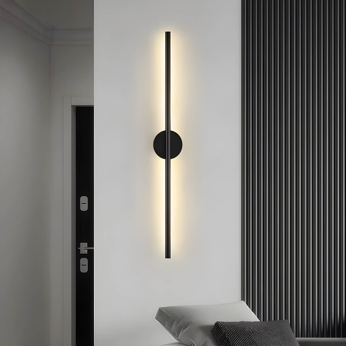Applique Murale Moderne Lance – Éclairage LED Élégant en Aluminium et Silicone
