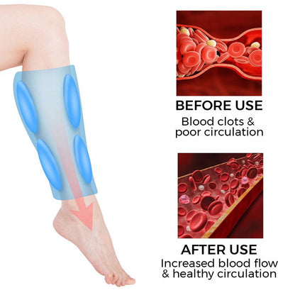 Appareil de Massage pour Jambes AirPulse – Compression d’Air, Chauffant, Sans Fil et Portable