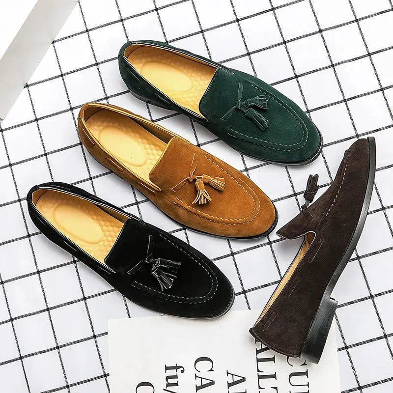Mocassin daim homme luxe