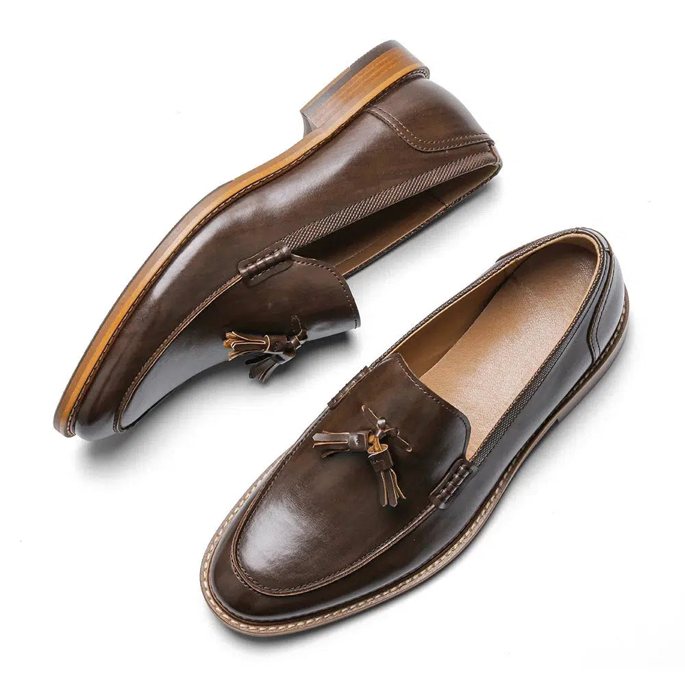 Mocassin homme luxe italien-Old Money