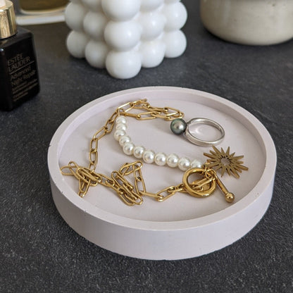 Coupelle à bijoux confettis en jesmonite