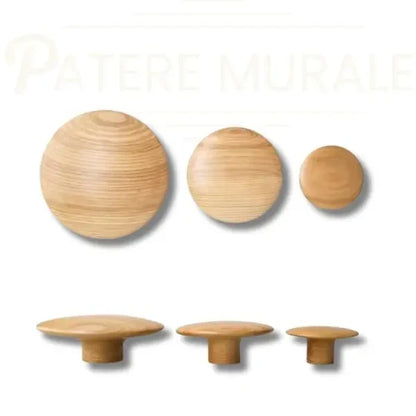 Patère bois clair