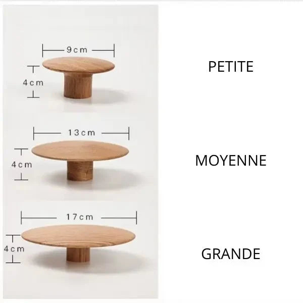 Patère bois clair