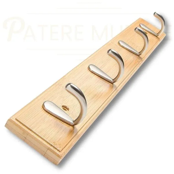 Patere bois naturel