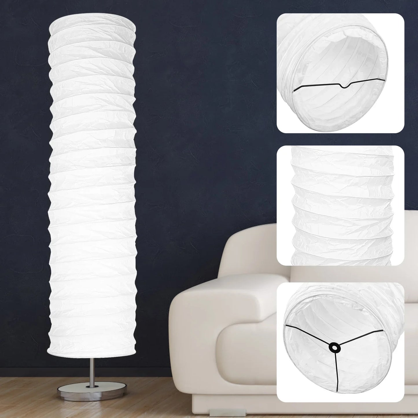 Abat-jour en Papier pour Lampe de Chevet Lampadaire