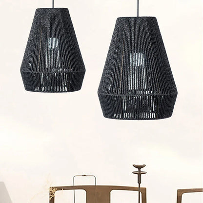 Abat-jour pour Lampe de Chevet Suspendu en Rotin