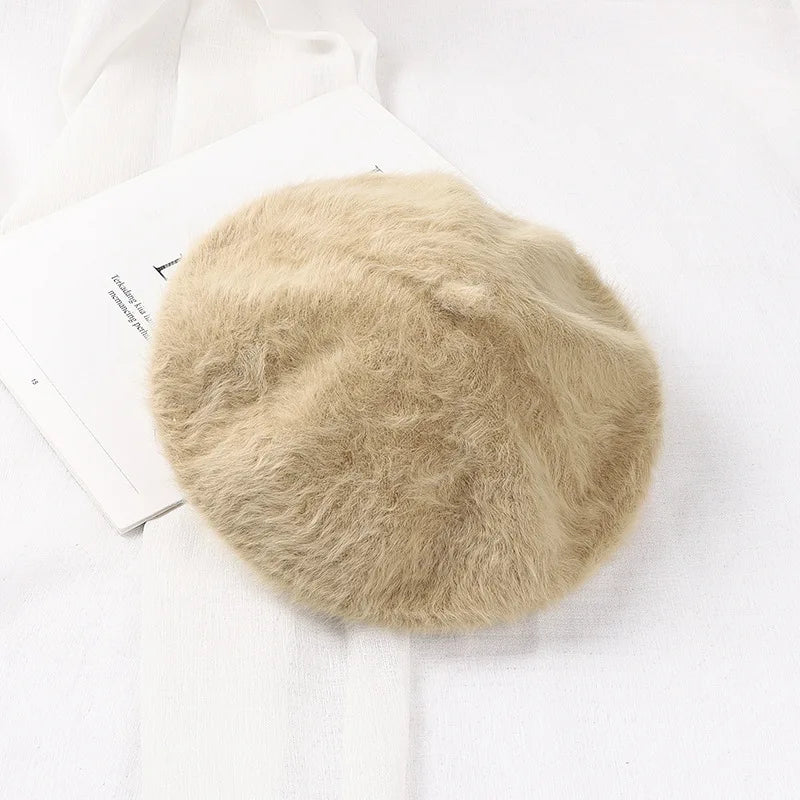 Béret Basque Femme Fourrure