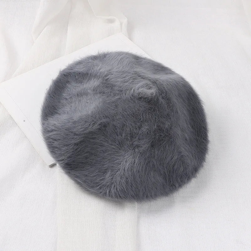 Béret Basque Femme Fourrure - La Maison du Chapeau