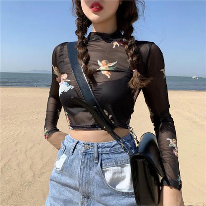 Angel crop top