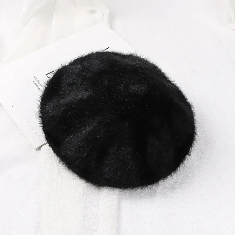 Béret Basque Femme Fourrure - La Maison du Chapeau