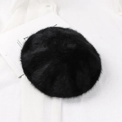 Béret Basque Femme Fourrure - La Maison du Chapeau