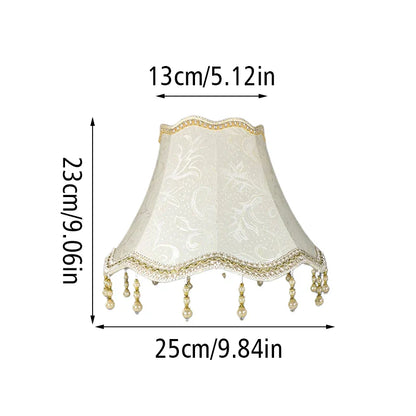 Abat-jour de Lampe de Chevet Style Européen en Tissu