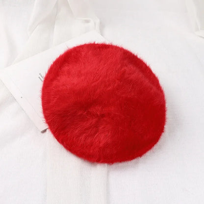 Béret Basque Femme Fourrure