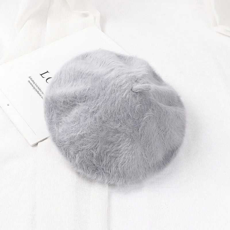 Béret Basque Femme Fourrure - La Maison du Chapeau