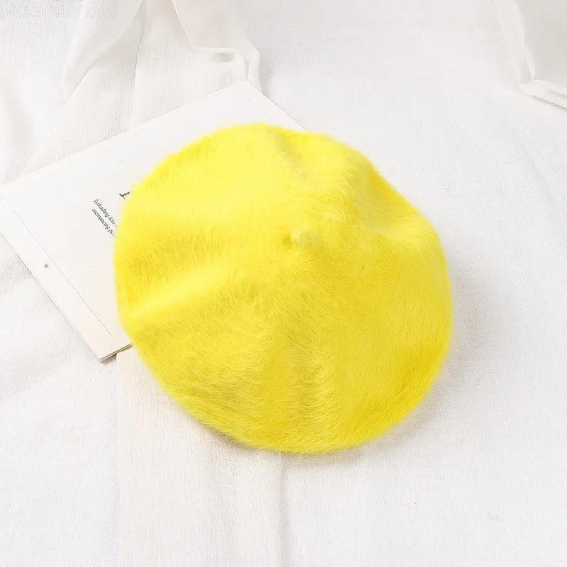 Béret Basque Femme Fourrure - La Maison du Chapeau