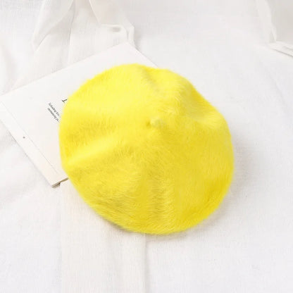 Béret Basque Femme Fourrure - La Maison du Chapeau