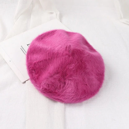 Béret Basque Femme Fourrure - La Maison du Chapeau