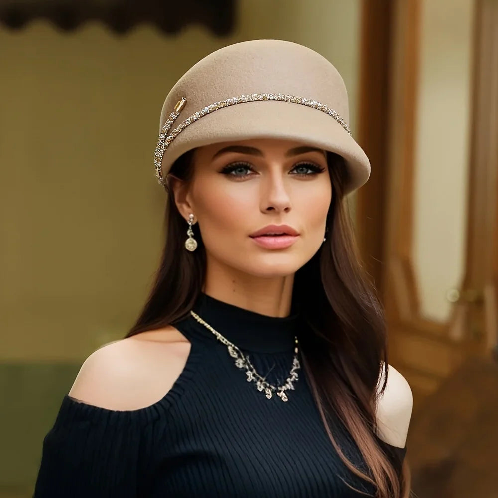 Chapeau Cloche Melon Femme - Charm