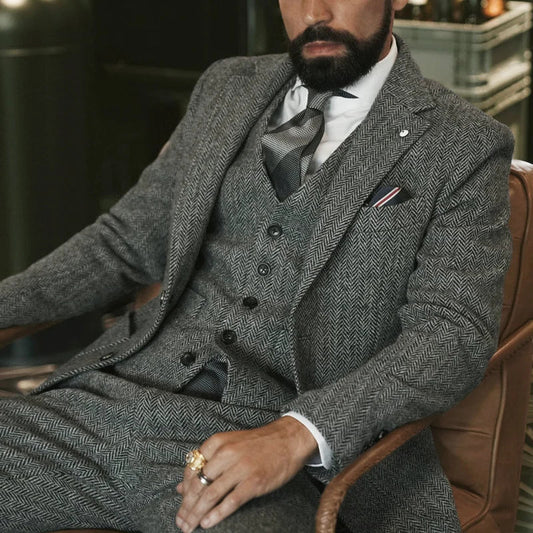 Tweed 3 piece suit