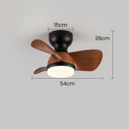 Ventilateur de Plafond en Bois avec Lumière LED – Élégance Moderne et Confort Optimal