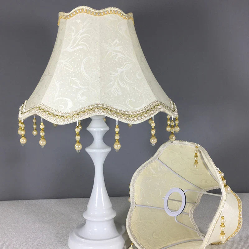 Abat-jour de Lampe de Chevet Style Européen en Tissu