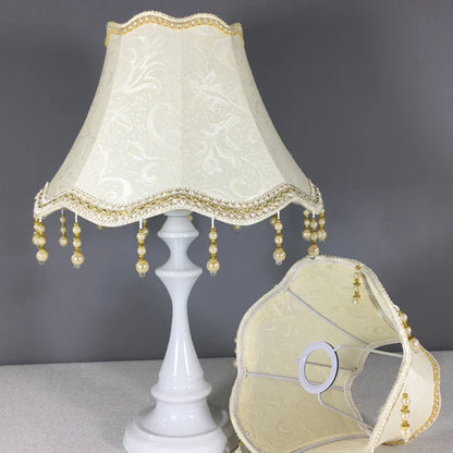 Abat-jour de Lampe de Chevet Style Européen en Tissu