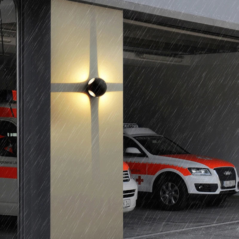 Applique Murale LED en Aluminium – Éclairage Moderne Design Boule IP65