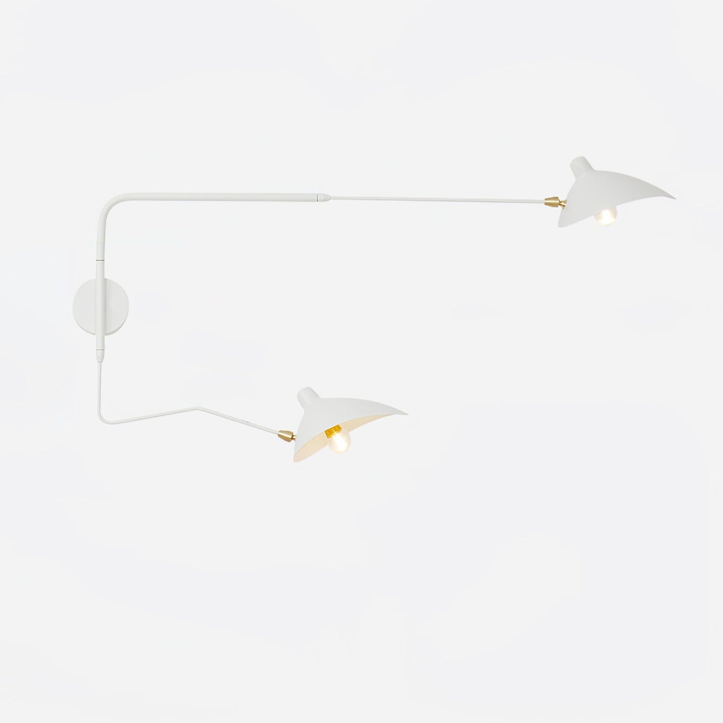 Applique Murale à Bras Unique Mouille-Inspirée – Design Moderne et Flexible