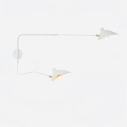 Applique Murale à Bras Unique Mouille-Inspirée – Design Moderne et Flexible