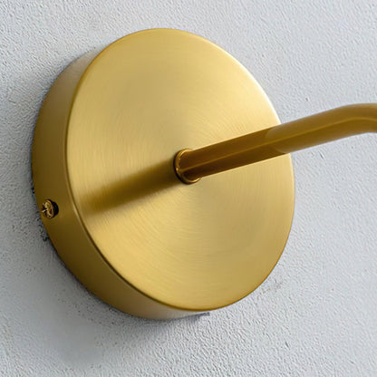 Applique Murale en Or avec Orchidées Bellflower Beige – Élégance et Lumière Douce