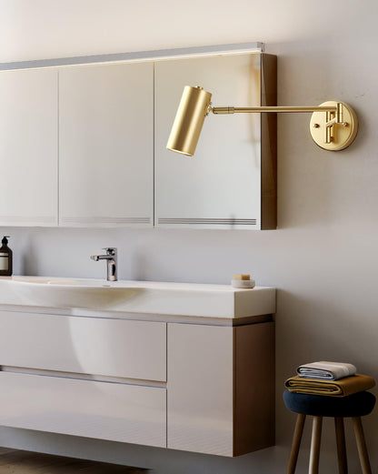 Applique Murale Moderne en Fer avec LED Intégrée - Design Élégant et Réglable