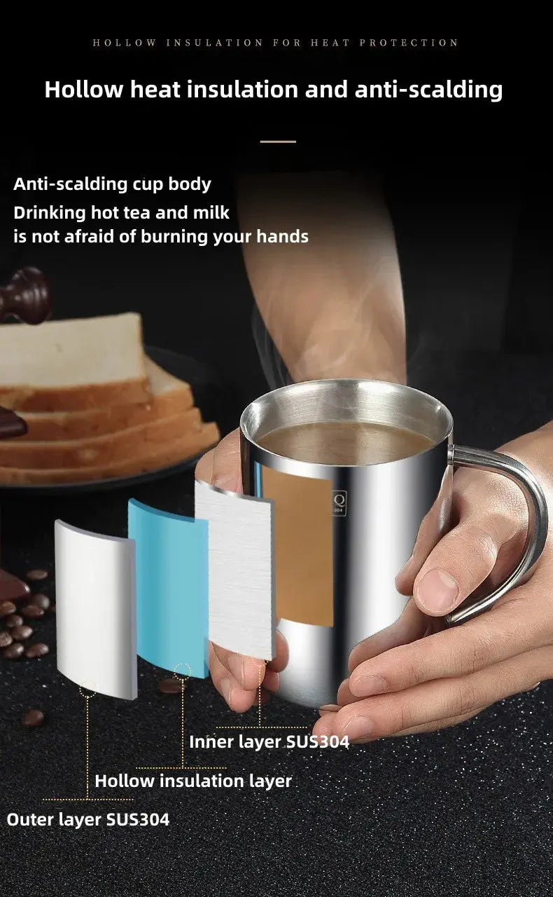 Tasse à café à double paroi de 500 ml