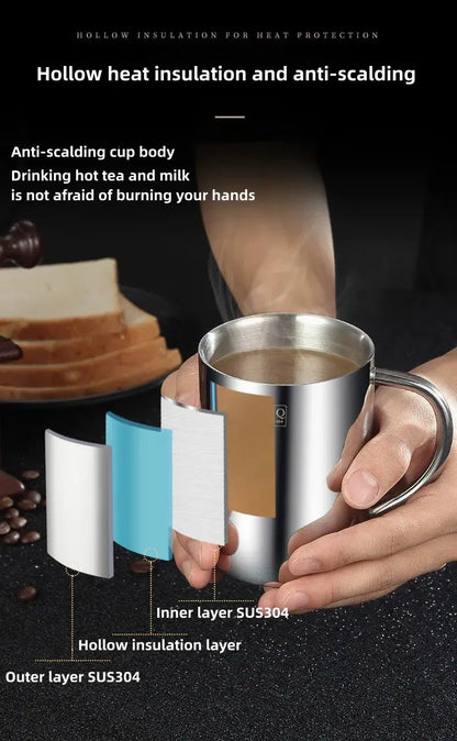 Tasse à café à double paroi de 500 ml