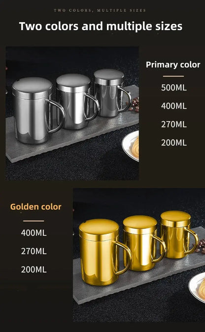 Tasse à café à double paroi de 500 ml