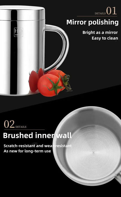 Tasse à café à double paroi de 500 ml