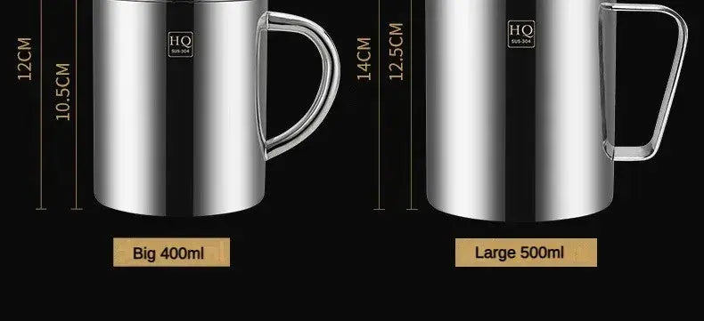 Tasse à café à double paroi de 500 ml