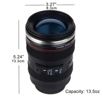 Tasse à Café avec Objectif d'appareil Photo