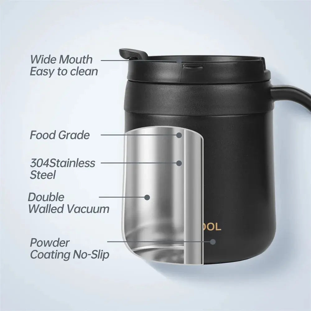 Tasse à café en acier inoxydable de 500 ml