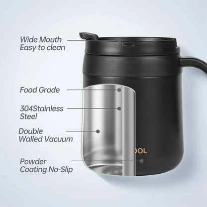 Tasse à café en acier inoxydable de 500 ml
