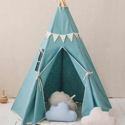 Tente tipi Gold Star avec guirlande