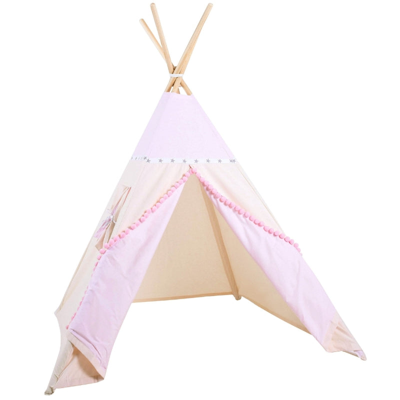 Tipi-Fille-avec-Tapis-et-Coussin-decoration-chambre