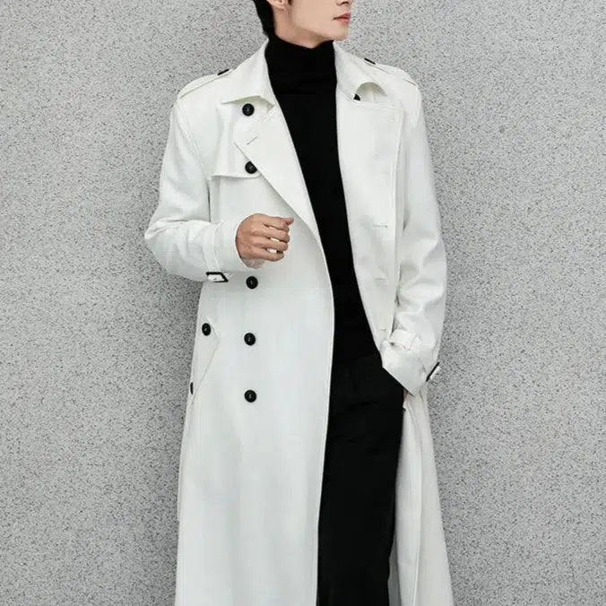 Trench coat blanc