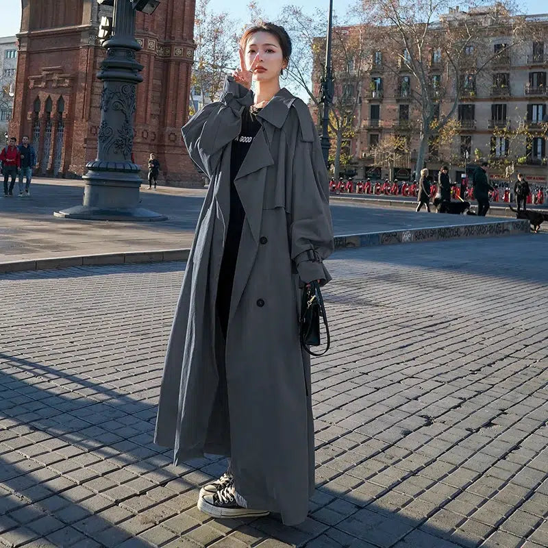 Trench coat oversized