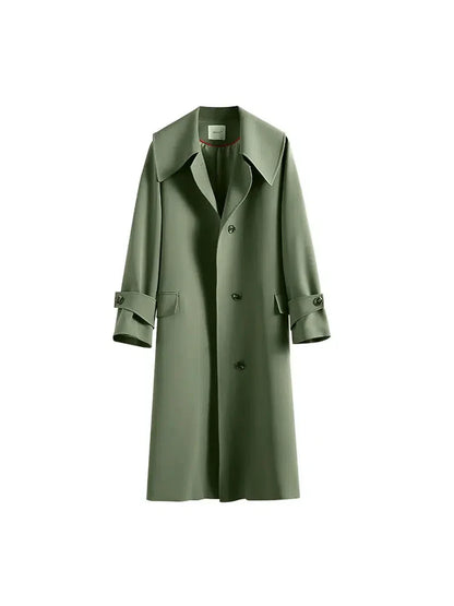 Trench coat vert