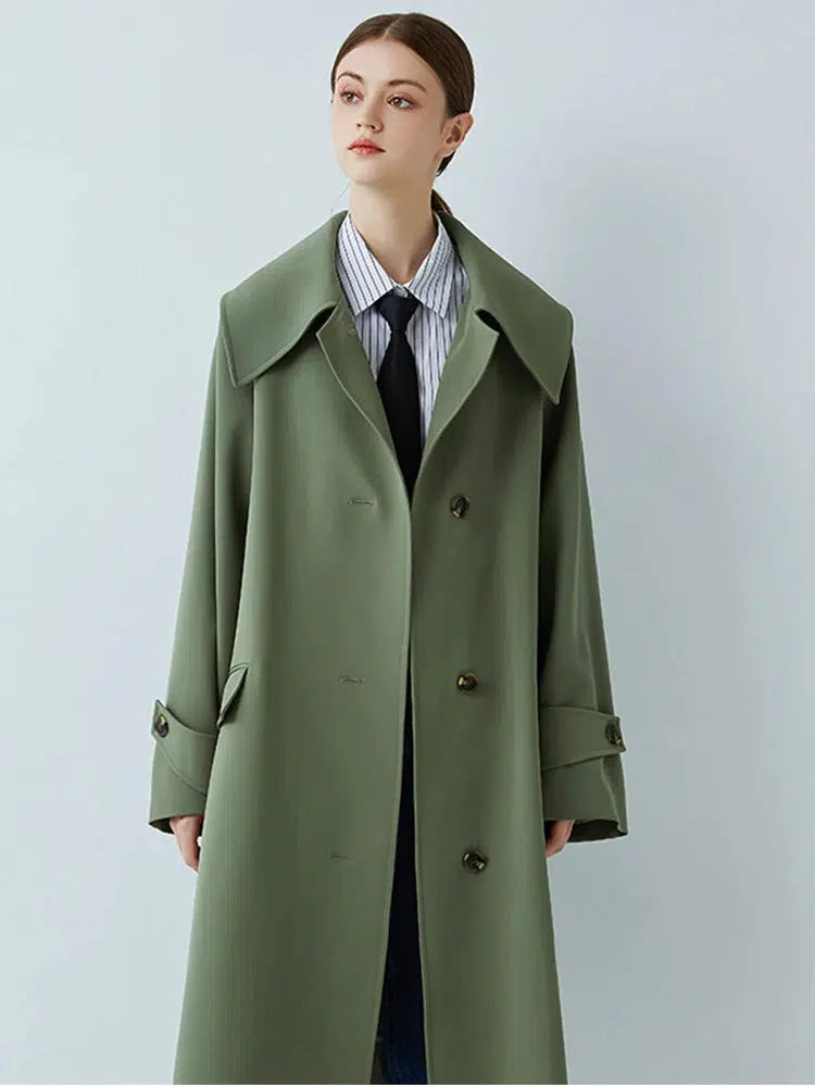 Trench coat vert