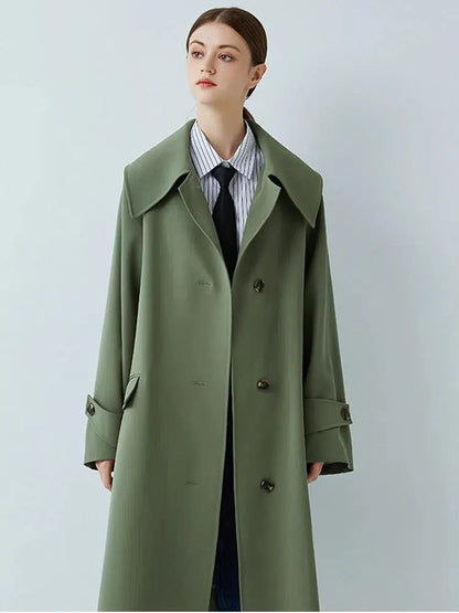 Trench coat vert