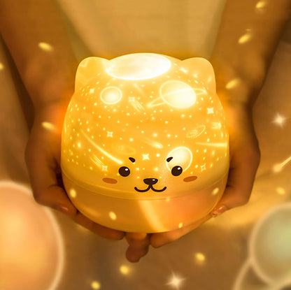 Veilleuse ourson projecteur