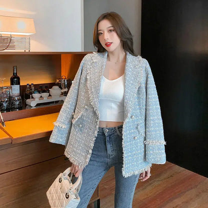 Veste en tweed femme-Old Money