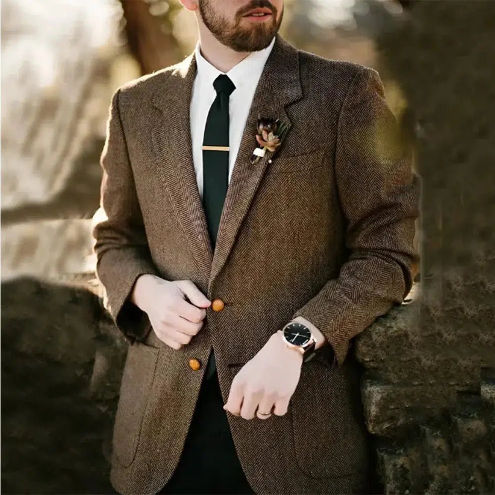 Veste tweed homme-Old Money